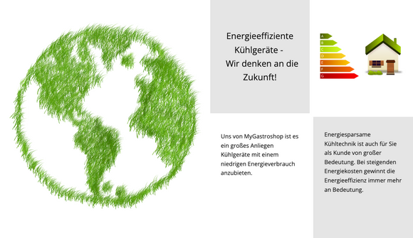 Energieeffiziente Kühlgeräte - Wir denken an die Zukunft