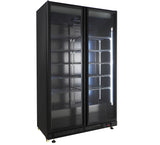 2x Kühlregal / Getränkekühlschrank NP850 mit insg. 4 Glastüren