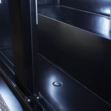 Kühlregal / Getränkekühlschrank mit 3 Glastüren NP1200