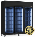 Kühlregal / Getränkekühlschrank mit 3 Glastüren IR1200