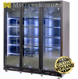 Kühlregal / Getränkekühlschrank mit 3 Glastüren NP1200