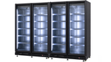2x Kühlregal / Getränkekühlschrank NP850 mit insg. 4 Glastüren