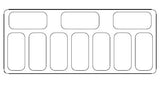 Eisvitrine VTE10 - für 10 Behälter