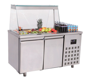 Saladette / Belegstation mit Kassenablage 140cm