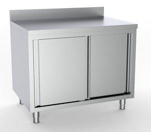 Arbeitsschrank mit Aufkantung - 60cm Tiefe