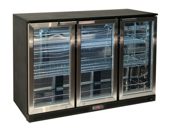 Barkühltisch mit 3 Glastüren - 135cm