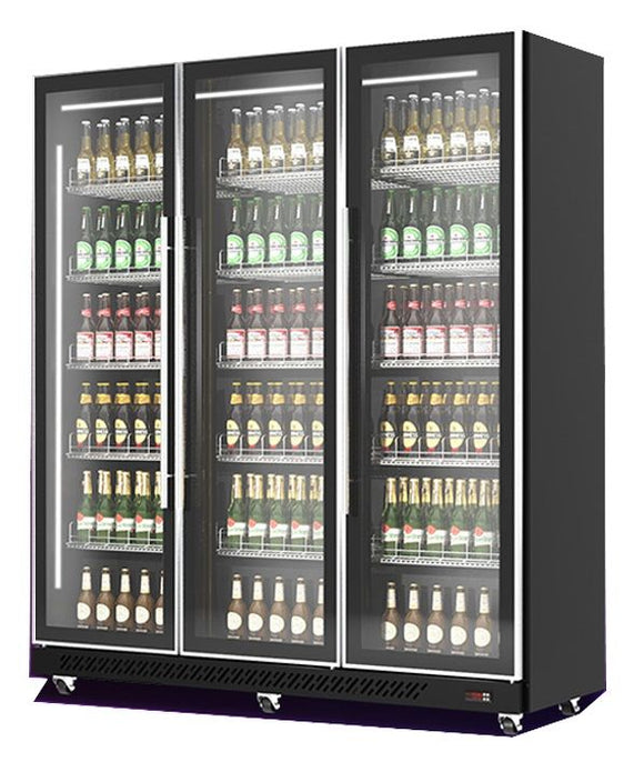 Kühlschrank mit 3 Glastüren S603 / Flaschenkühler