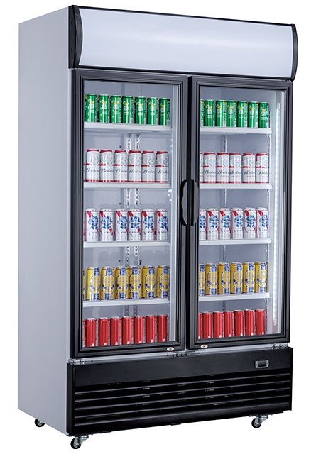 Kiosk Kühlschrank mit Glastür, Getränkekühlschrank Kiosk, Kühlregal –  MyGastroshop