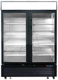 Kühlregal / Getränkekühlschrank mit 2 Glastüren