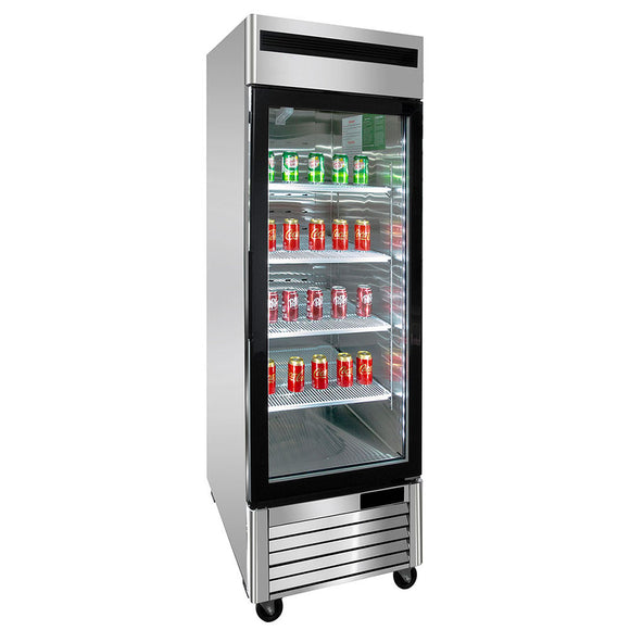 Kühlschrank Edelstahl MC1 - 69cm breit