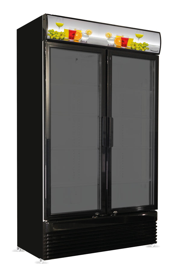 Kühlschrank mit 2 Glastüren 780 Liter