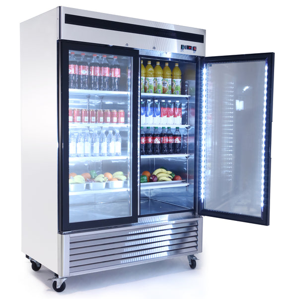 Kühlschrank Edelstahl MC2 - 138cm breit