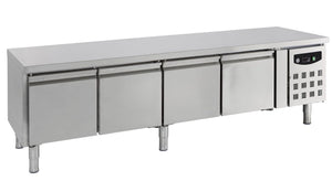 Unterbaukühltisch mit 4 Türen - 223cm