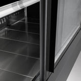 Wandkühlregal CMX180 mit Schiebetüren - 180cm breit