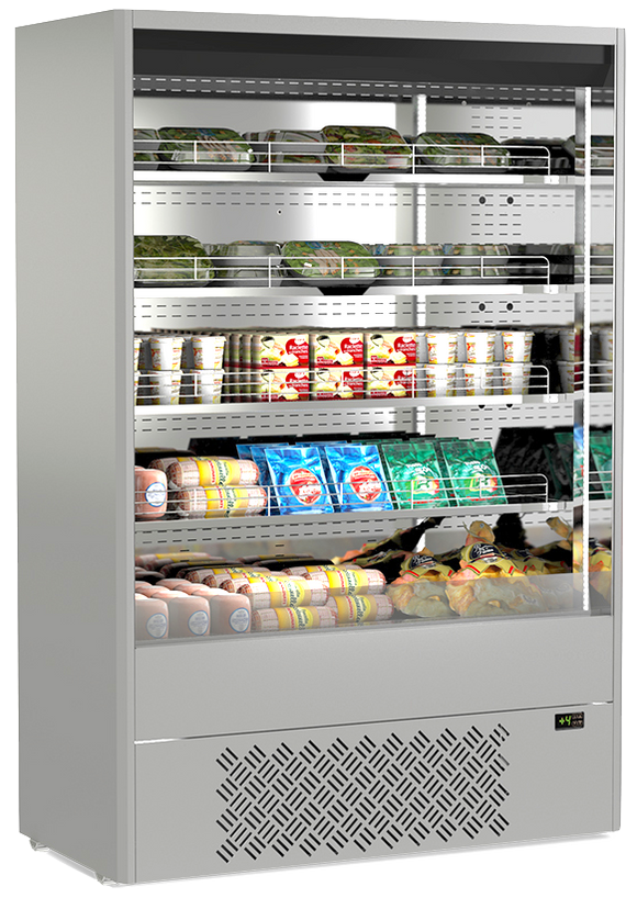 Wandkühlregal Supermarkt MLS140 - 134cm