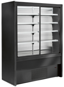 Wandkühlregal CMX100 mit Schiebetüren - 100cm breit