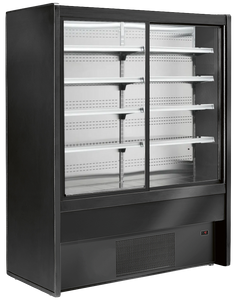 Wandkühlregal CMX120 mit Schiebetüren - 120cm breit